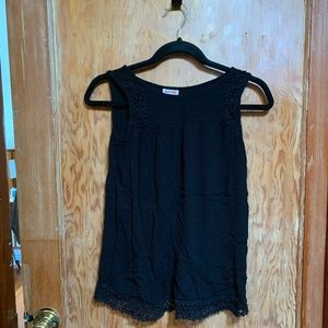 Black Mossimo Embroidered Tank